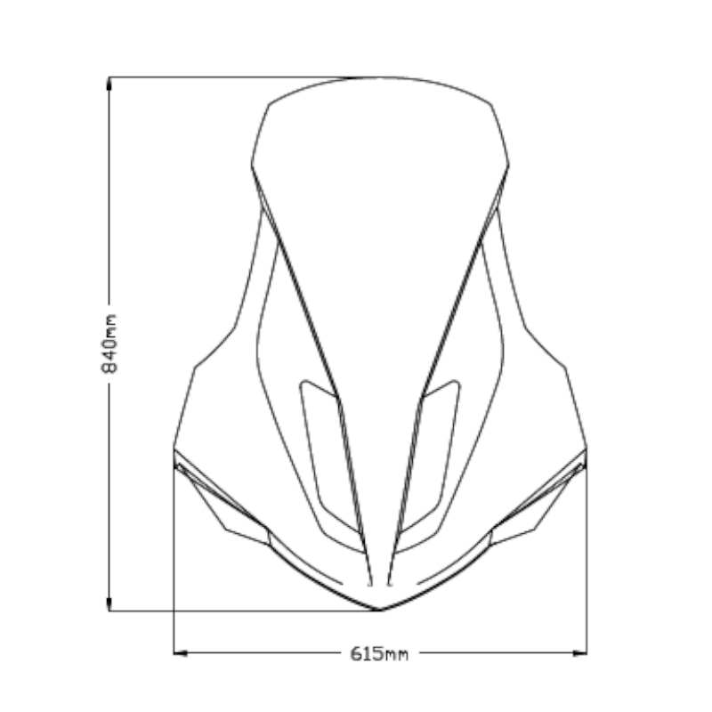 Cupula V-Tech line Touring Yamaha NMAX 125-155 2021+